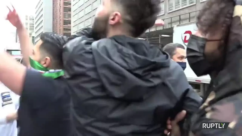 WOL rally in New York YouTube May 11 2021 NKI participated in an anti Israel protest organized by WOL.mp4_#64